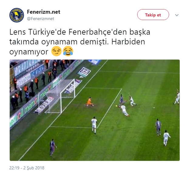 'Fener'den başka takımda oynamam' diyen Lens sözünü tuttu