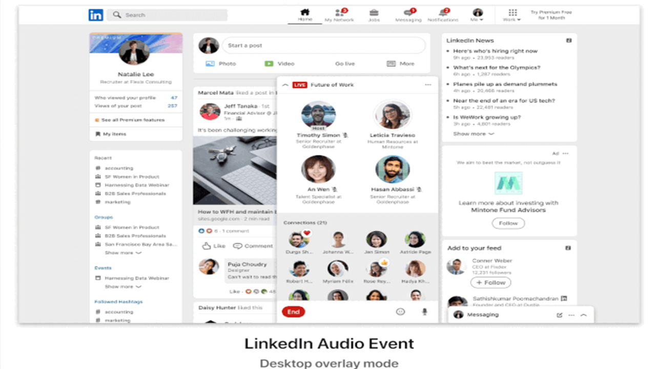 LinkedIn de modaya uydu: Clubhouse özelliği yolda