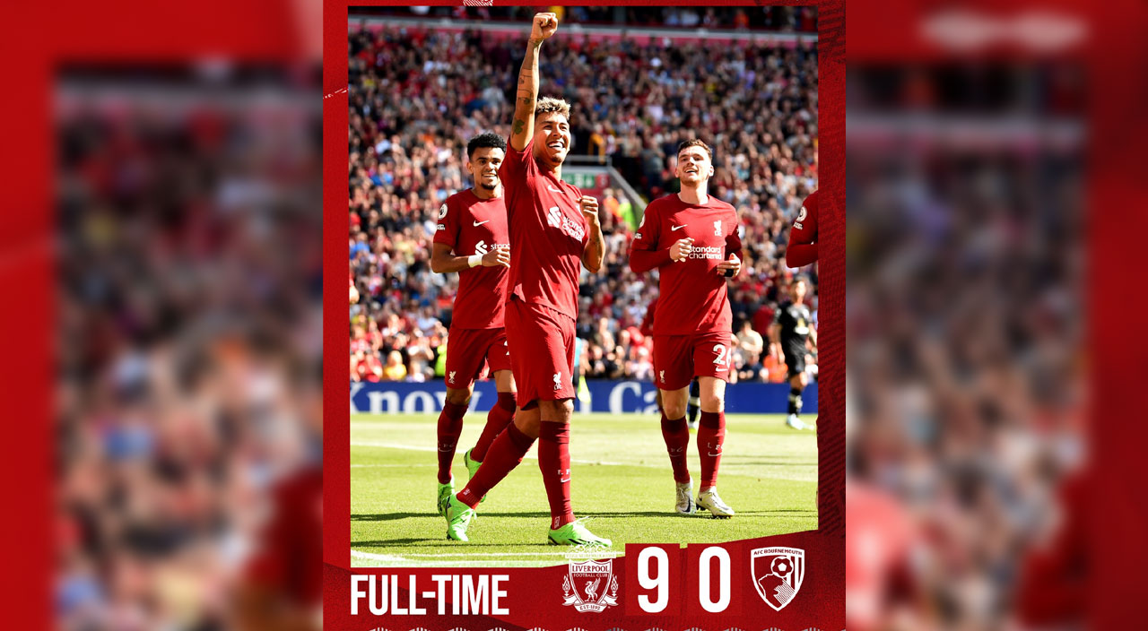 Liverpool Bournemouth'u 9-0'la ezdi geçti! Kırmızılar'dan sezonun ilk galibiyeti!