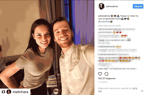 Adriana Lima ile Metin Hara böyle görüntülendi