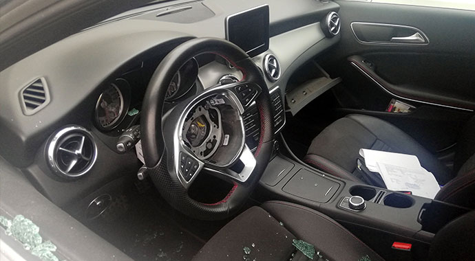 Akılalmaz hırsızlık! Aracını böyle görünce neye uğradığına şaşırdı