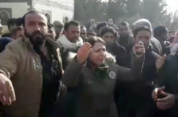 Menbiç'te halk PKK'ya karşı ayaklandı