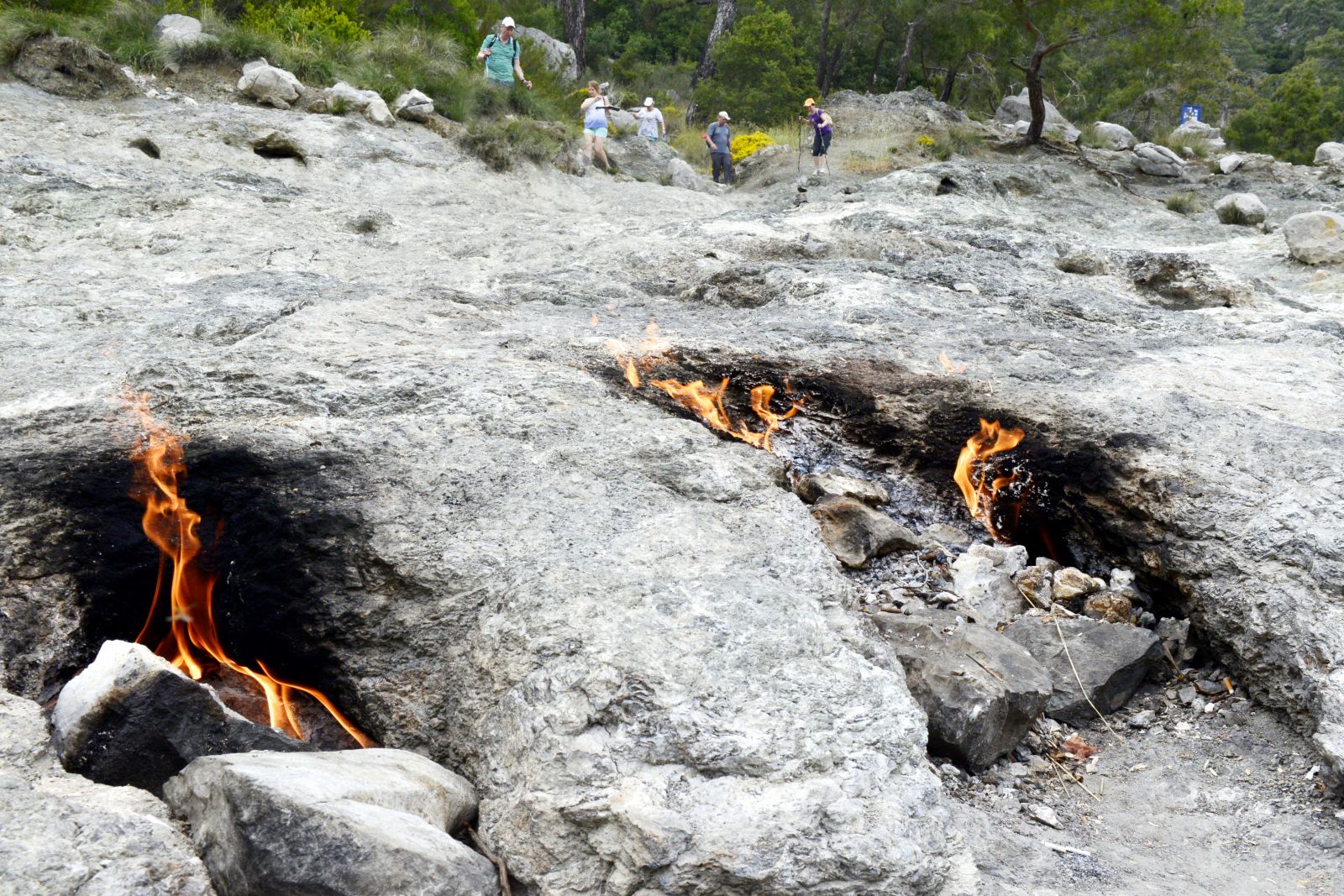 Antalya'daki Yanartaş'ta doğalgaz müjdesi