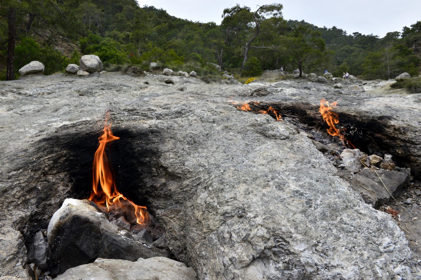 Antalya'daki Yanartaş'ta doğalgaz müjdesi
