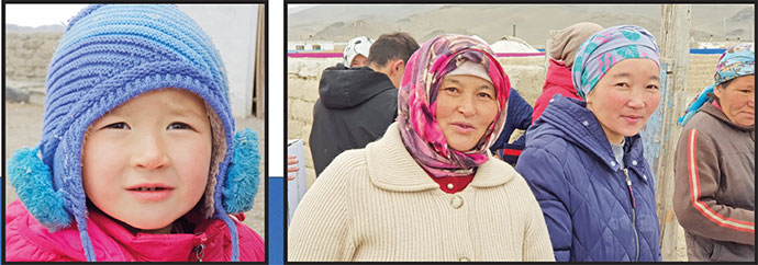 Kar çölü Moğolistan