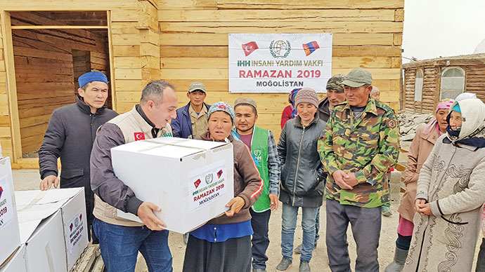 Kar çölü Moğolistan