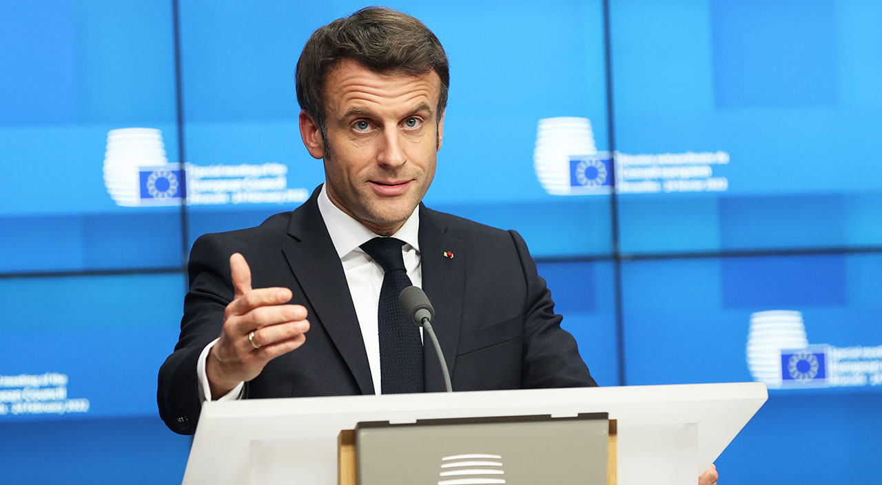 AB liderleri toplandı! Macron'dan Putin'e sert sözler: İkiyüzlülük yaptı