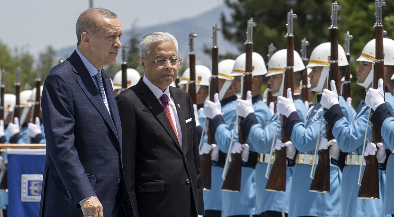 Malezya Başbakanı İsmail Sabri Yakub Ankara'da