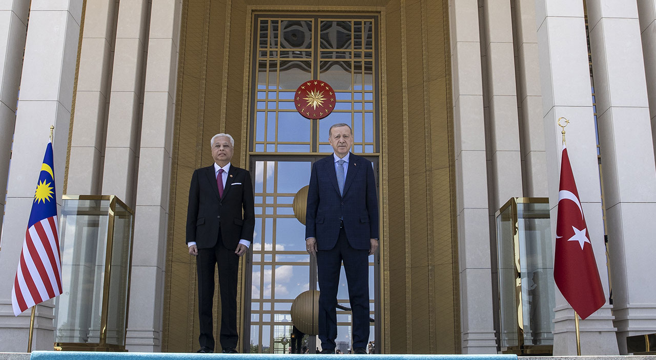 Malezya Başbakanı İsmail Sabri Yakub Ankara'da Malezya Başbakanı İsmail Sabri Yakub Ankara'da