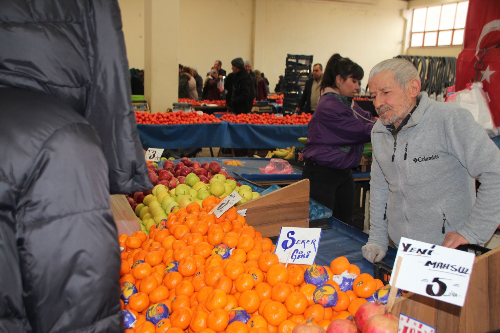 Tezgâhların kış meyvesi şampiyonu mandalina