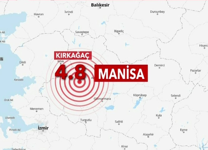 Son dakika deprem |Manisa'da korkutan deprem | Son depremler