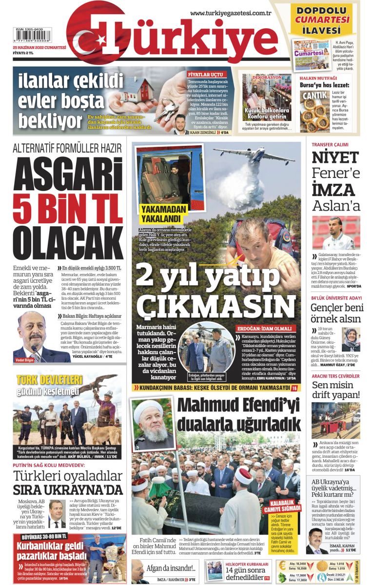 Ormanlarımızı yakalanlar 2 yılda çıkmasın!