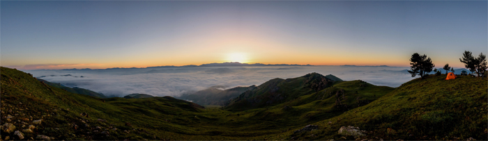 Bu manzara için 1 yıl beklediler
