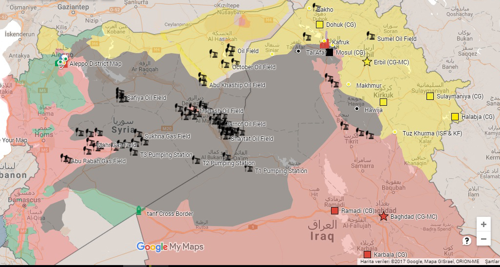 Irak’ta petrol  Suriye’de kontrol savaşı