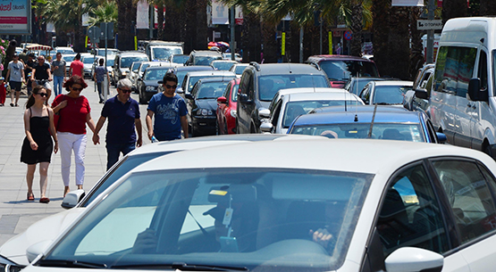 Tatilciler dönüş yolunda