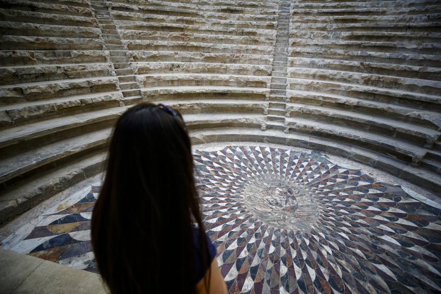 Kibyra'daki eşsiz Medusa mozaiği ziyaretçilerini bekliyor