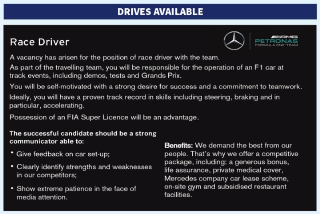 Mercedes şampiyonun yerine yeni isim arayışında