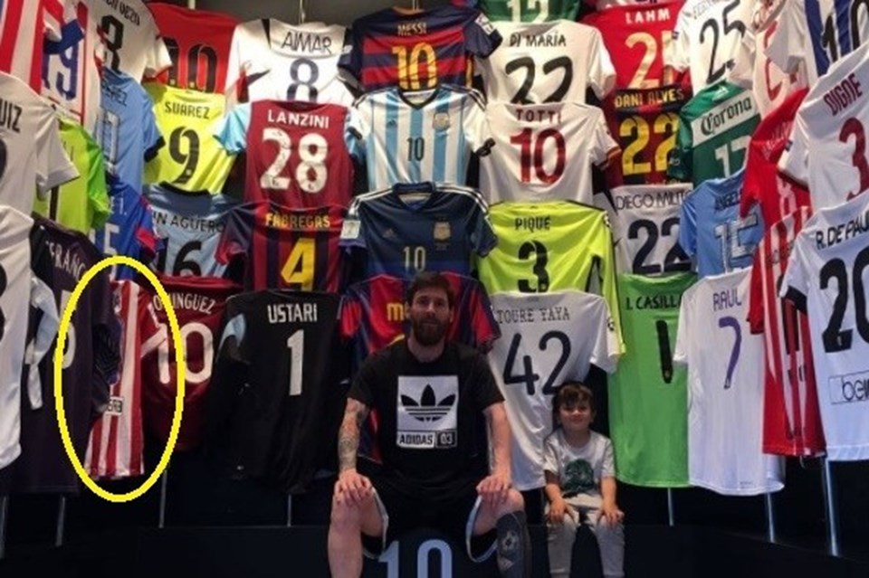 'Forma değiştirmeyi sevmeyen' Messi'nin koleksiyonu