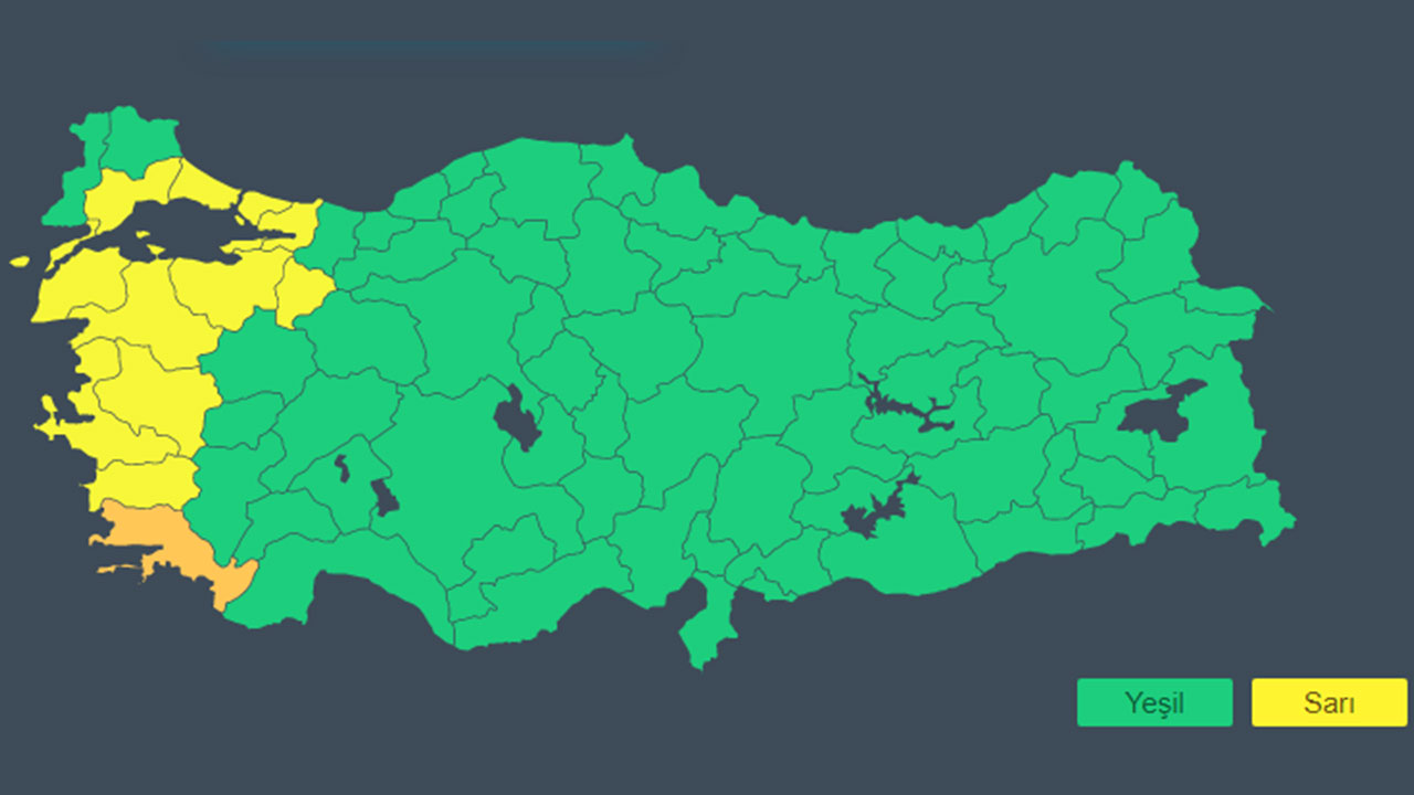 Meteoroloji'den İstanbul'a 'sarı kod'lu uyarı: Birçok ilde yağış başladı (23 Kasım 2021 hava durumu)