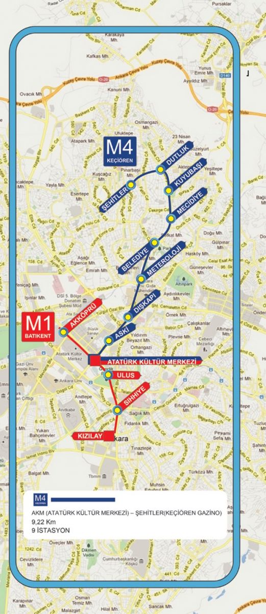 Keçiören Metrosu açılıyor