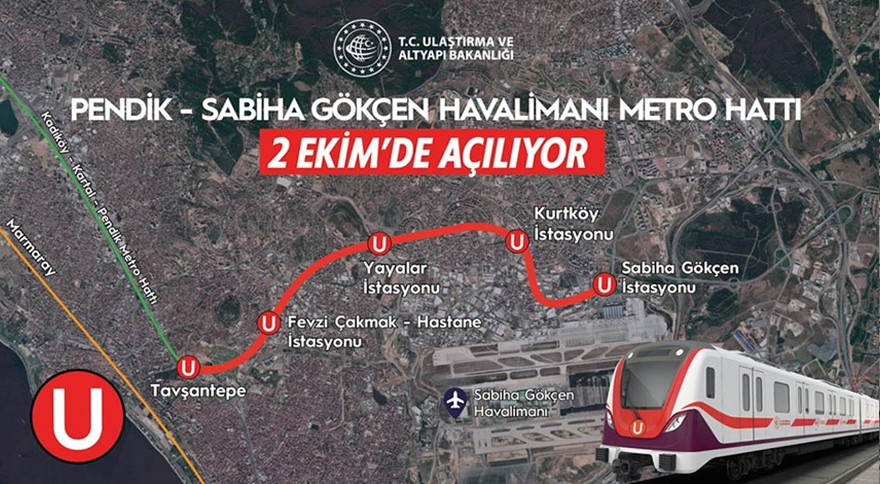 Bakan Karaismailoğlu açılacağı tarihi duyurdu: Pendik-Sabiha Gökçen Havalimanı Metro Hattında sona yaklaşıldı