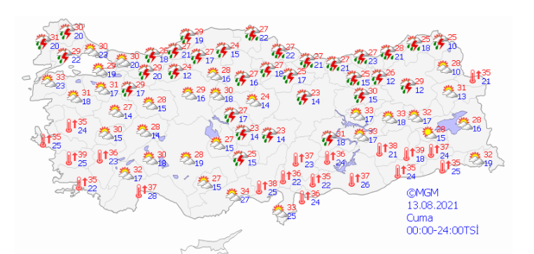 Meteorolojiden Doğu Karadeniz için sağanak uyarısı!