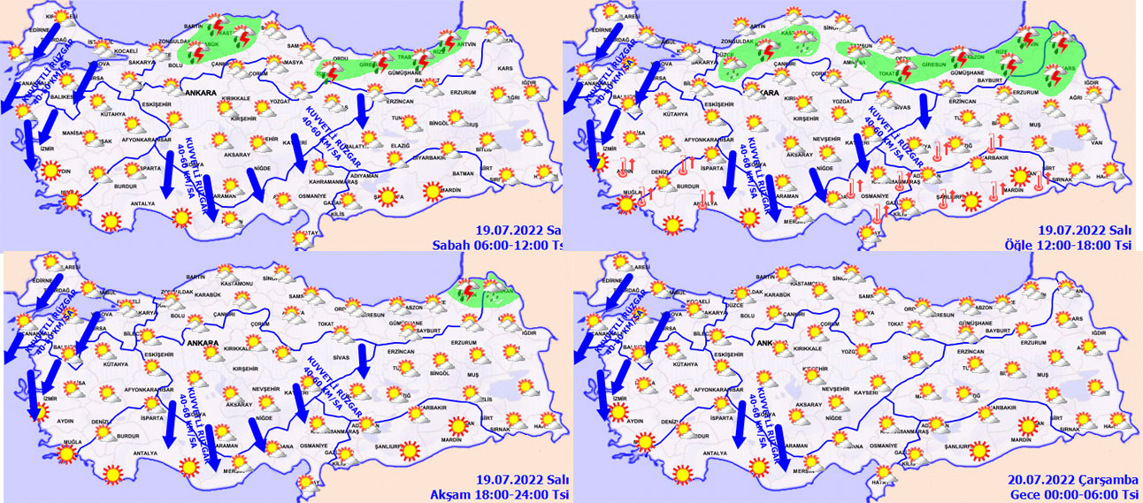 Meteoroloji sarı kodla uyardı! Marmara'da fırtına alarmı: 75 km hız...
