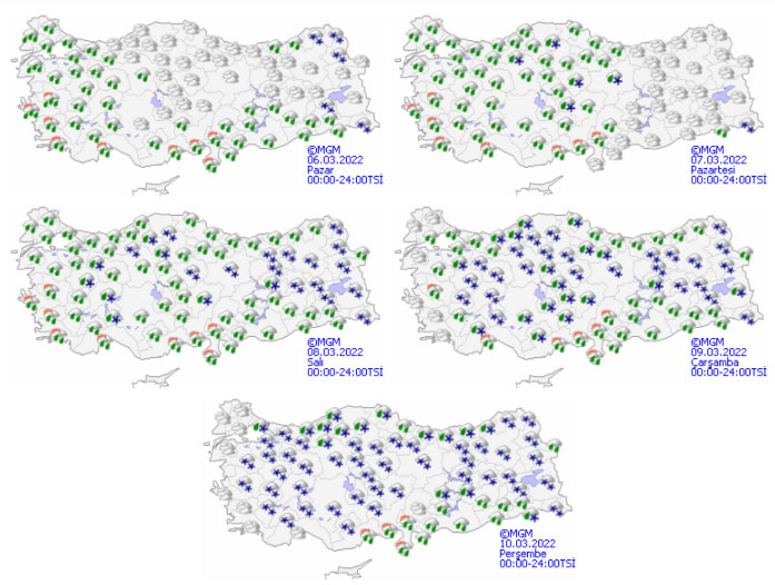 İstanbul'a kar geliyor: Meteoroloji gün verdi, bölge bölge uyardı (6 Mart 2022 hava durumu)