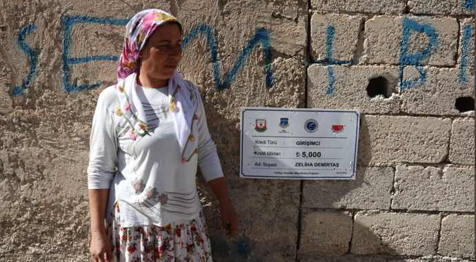 Mikro kredi ile evinde üretici oldu