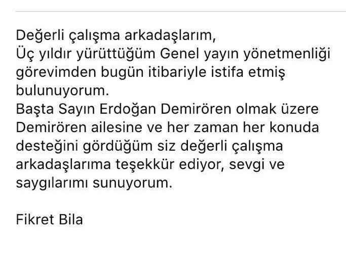 Fikret Bila Milliyet'ten istifa etti (Fikret Bila kimdir)