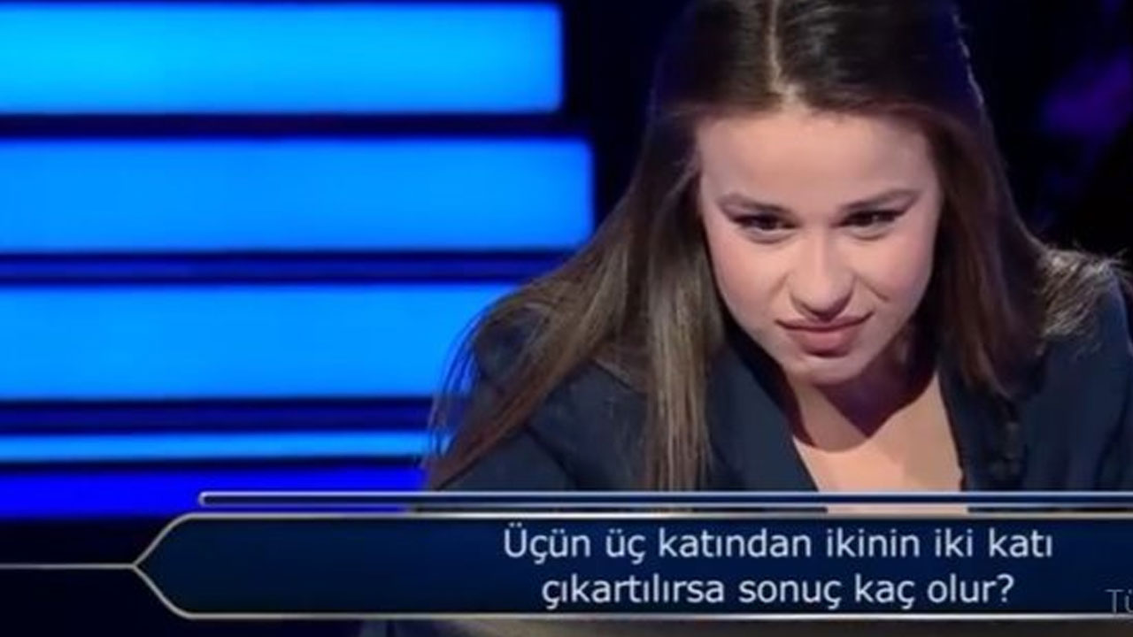 Kim Milyoner Olmak İster'de basit matematik sorusuna şoke eden cevap