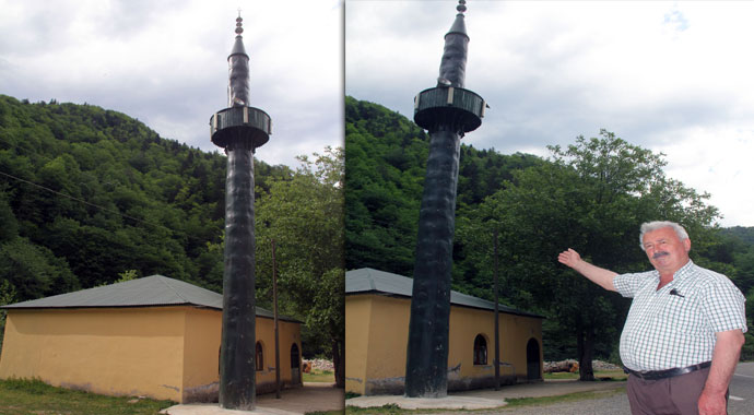 Cemaatin minare yapmaya parası yetmeyince...