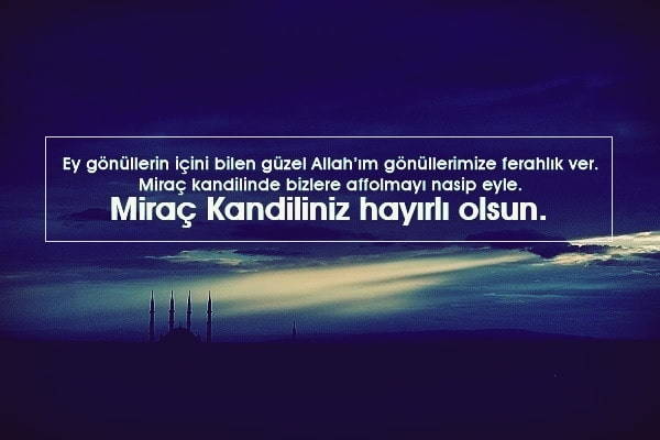 2020 Miraç Kandili Mesajları | En Güzel Resimli, Anlamlı Miraç Gecesi Mesajları | (Miraç Kandili Resimli Mesaj, Whatsapp )
