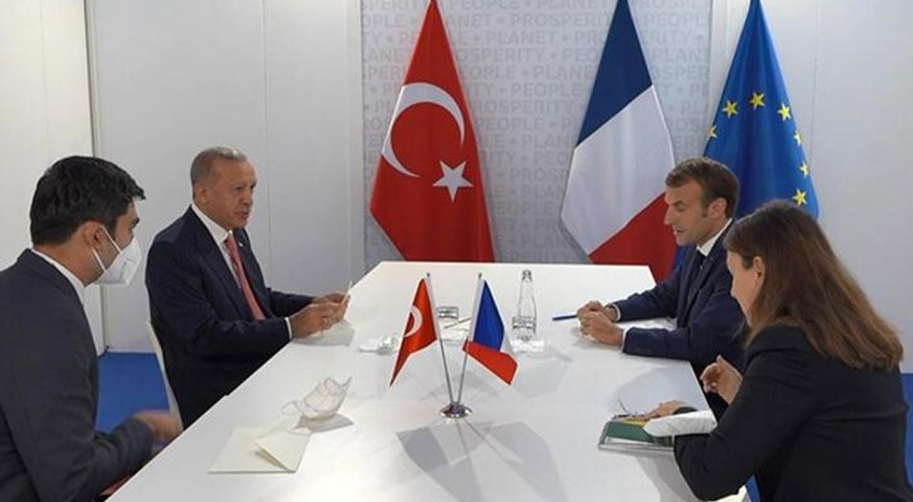 G-20 zirvesinde diplomasi trafiği: Erdoğan Macron ile bir araya geldi