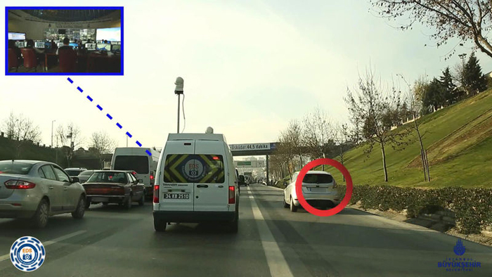 Mobil EDS 6 bin 538 sürücüye cezayı kesti