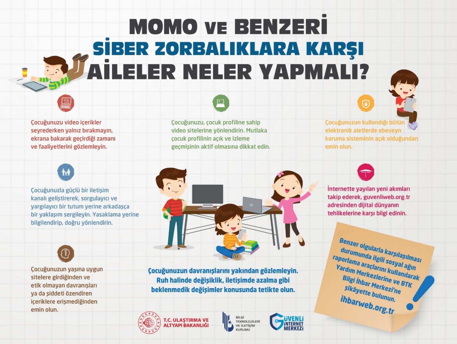 Bakanlık 'Momo'ya karşı harekete geçti! Ailelere önemli uyarı