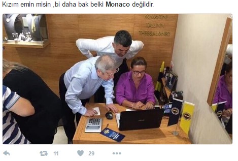 Fener'e Monaco çıkınca capsler patladı