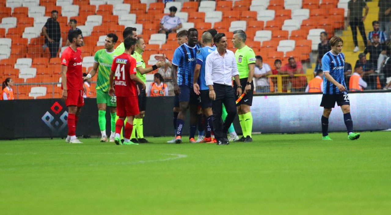 Balotelli - Montella kavgası! Adana Demirspor'da maç bitti, iki İtalyan birbirine girdi