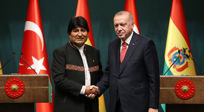 Cumhurbaşkanı Erdoğan: Bolivya'nın Filistin davasına verdiği desteğe teşekkür ediyorum