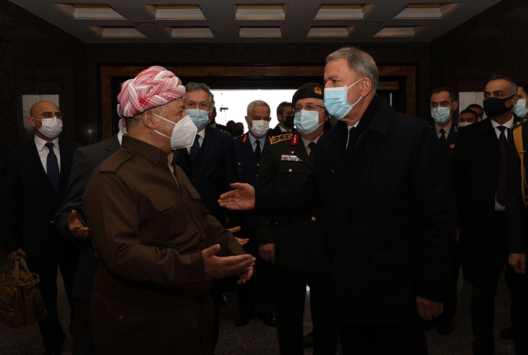 Akar, Barzani ile görüştü: PKK ortak düşman
