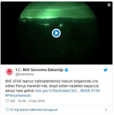 Teröristlerin sözde liderlerinin inleri böyle yerle bir edildi