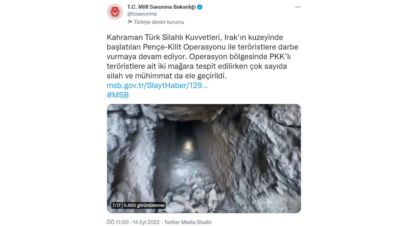 Son Dakika...Teröristlere bir darbe daha! PKK’lı teröristlere ait çok sayıda silah ve mühimmat da ele geçirildi