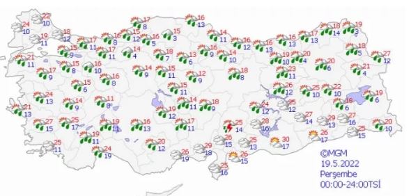 Kış geri geliyor! İstanbul'a çok kuvvetli sağanak uyarısı: 18 mayıs hava durumu