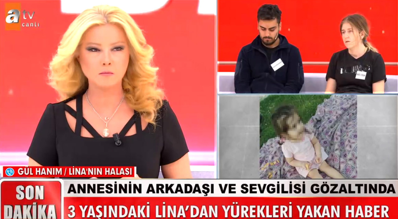 Dehşete düşüren cinayet! Müge Anlı’da aranan 3 yaşındaki Lina’nın cesedi dondurucudan çıktı Dehşete düşüren cinayet! Müge Anlı’da aranan 3 yaşındaki Lina’nın cesedi dondurucudan çıktı