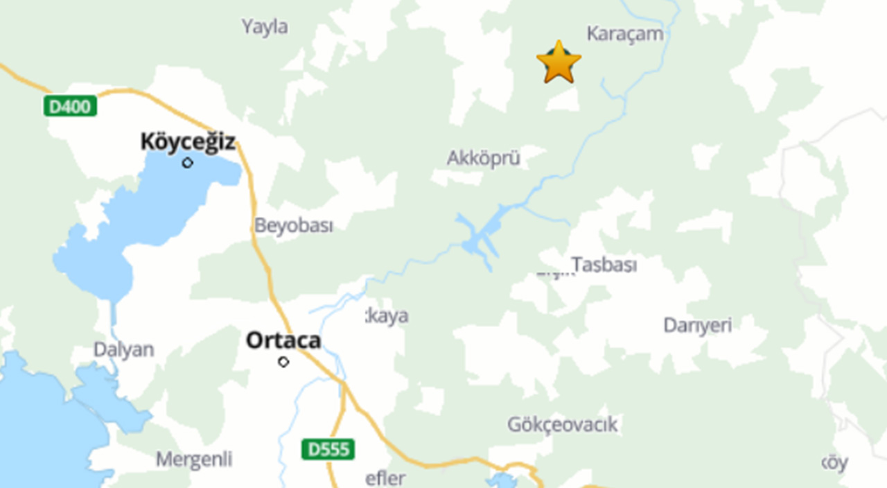 Son dakika: Muğla'da 4,8 büyüklüğünde deprem