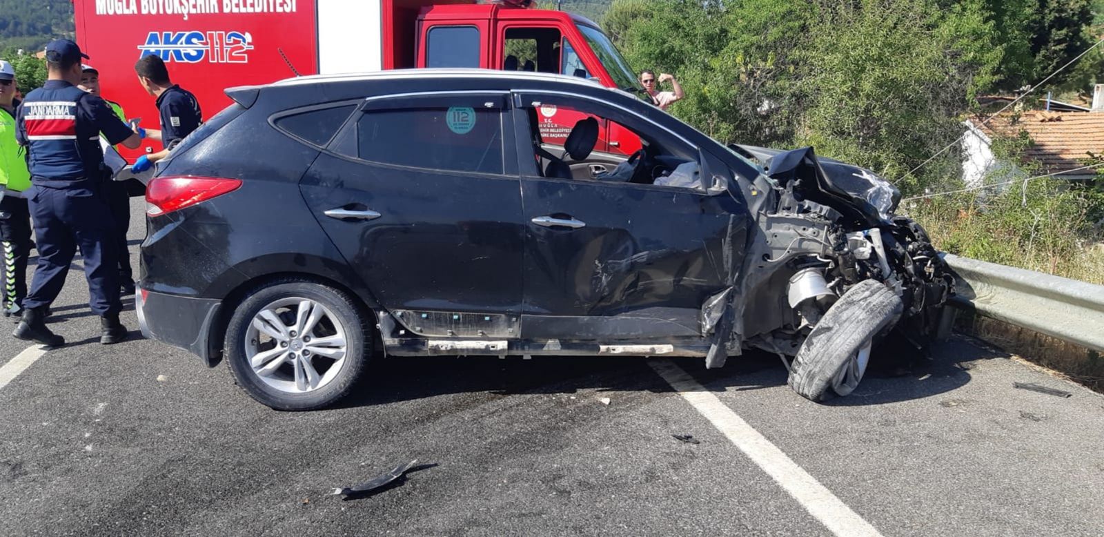 Muğla’da feci kaza: 1 ölü, 7 yaralı