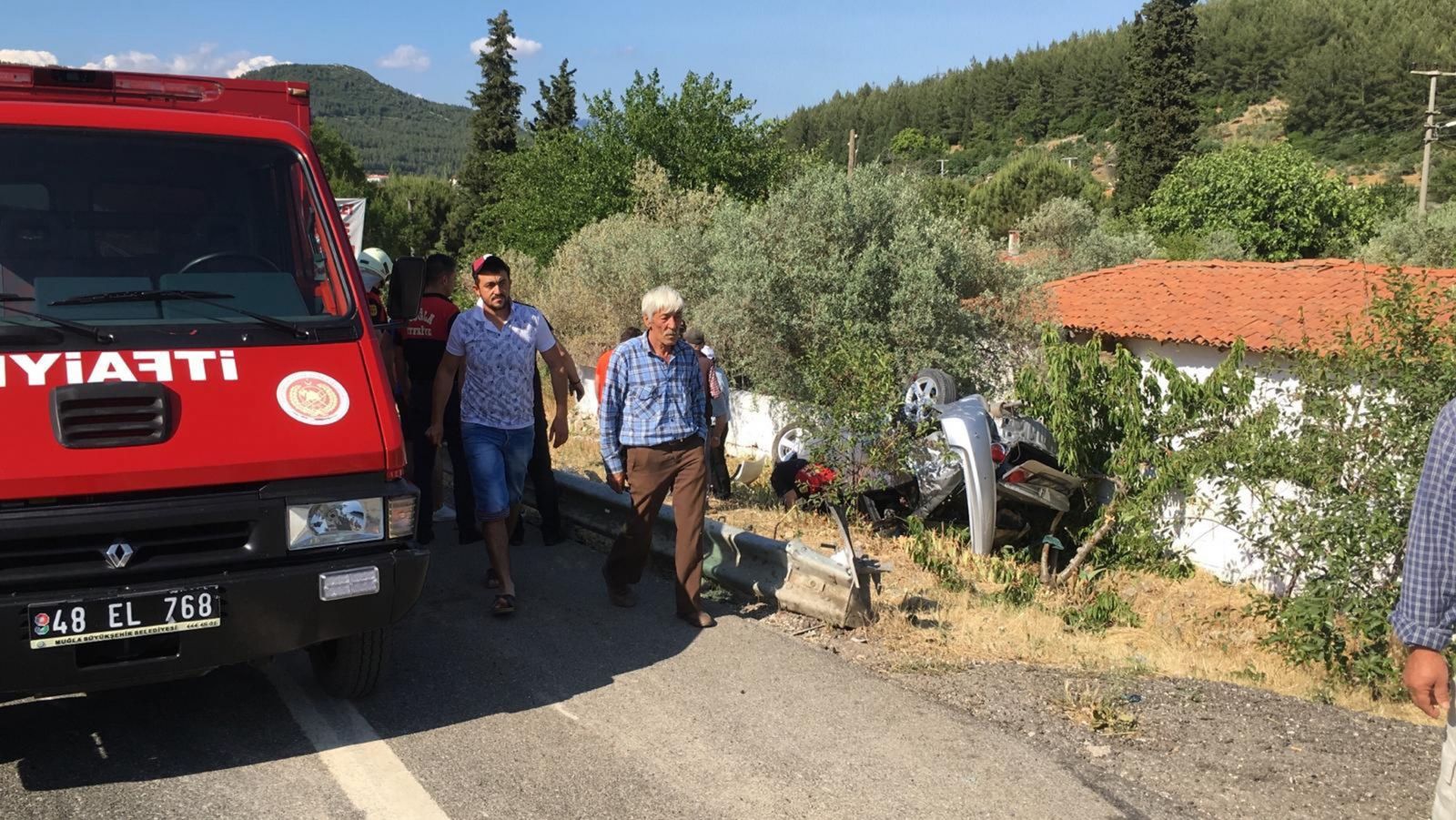 Muğla’da feci kaza: 1 ölü, 7 yaralı