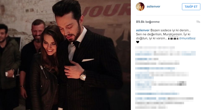 Aslı Enver'den Murat Boz'a doğum günü sürprizi Aslı Enver'den Murat Boz'a doğum günü sürprizi