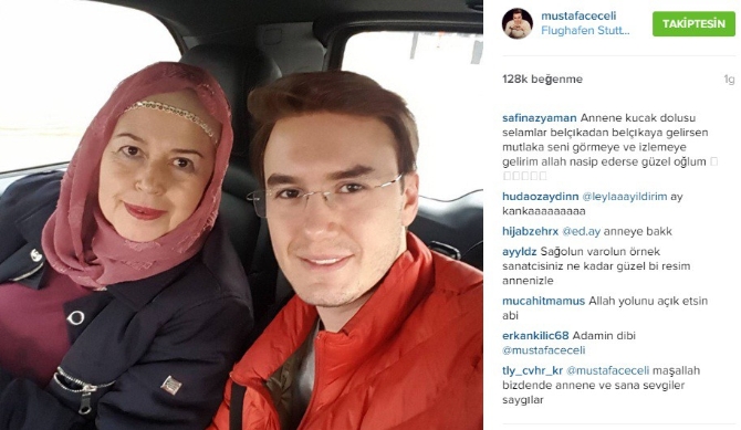 Mustafa Ceceli annesi ile fotoğrafını paylaştı