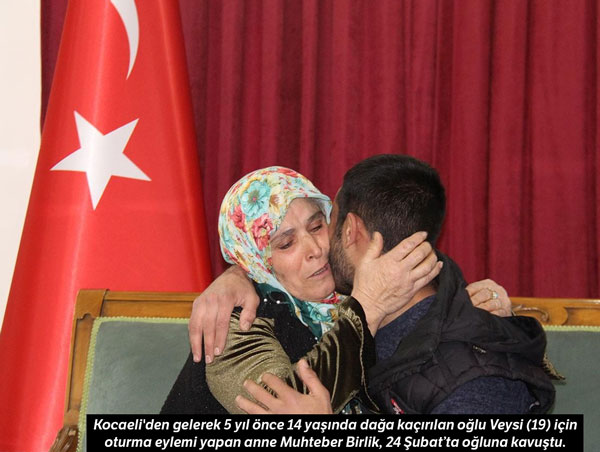 En güçlü silah anne yüreği